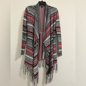 Almost Famous multicolored Cardigan sweater.              Size S
